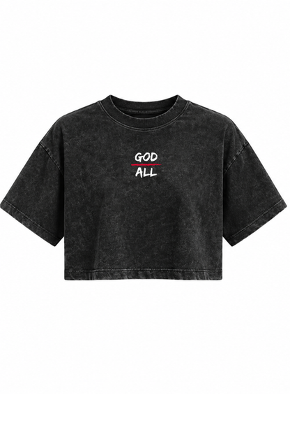 Search For God Crop Top