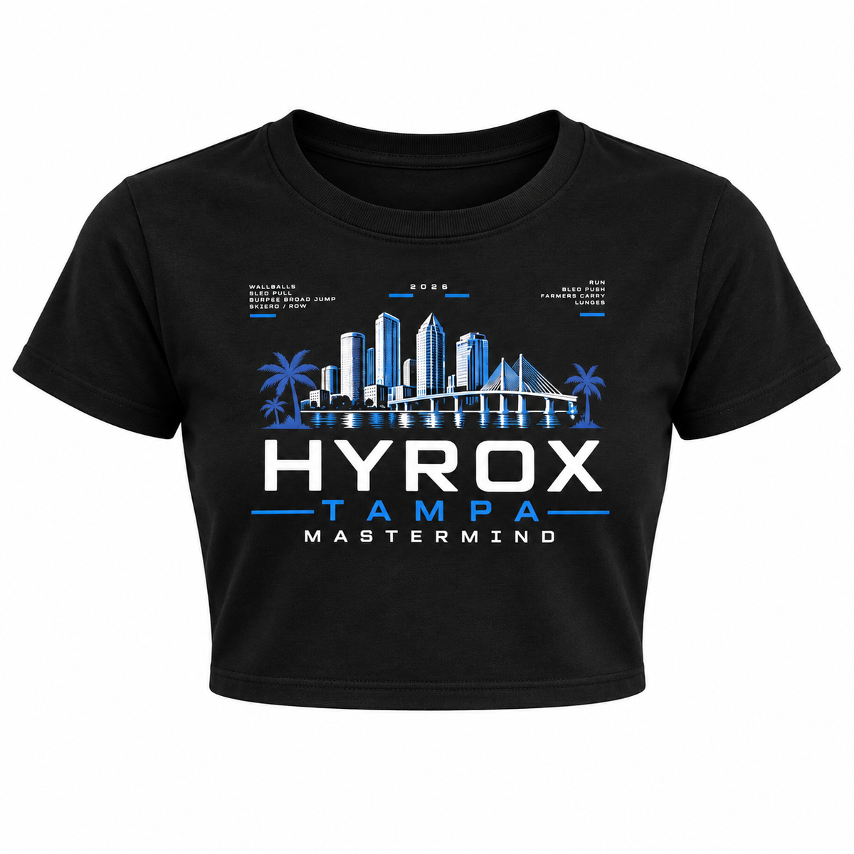 Women’s Hybrid Athlete Crop — Mastermind Edition